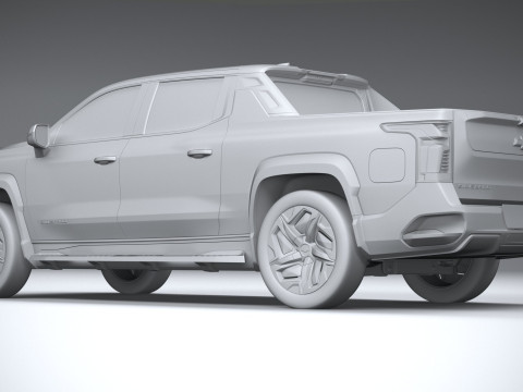 Chevrolet Silverado EV RST 2024 3D Модель