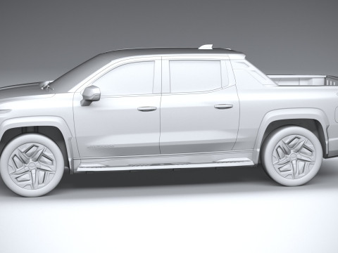 Chevrolet Silverado EV RST 2024 3D Модель