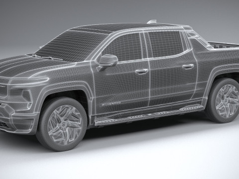 Chevrolet Silverado EV RST 2024 3D Модель