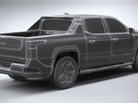 Chevrolet Silverado EV RST 2024 3D Модель
