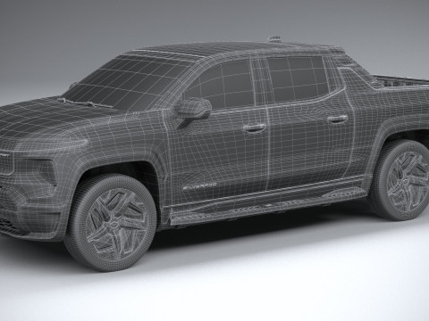 Chevrolet Silverado EV RST 2024 3D Модель