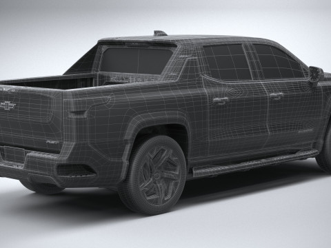 Chevrolet Silverado EV RST 2024 3D Модель