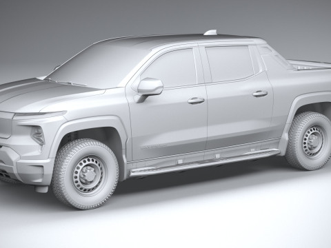 Chevrolet Silverado EV WT 2024 3D Model