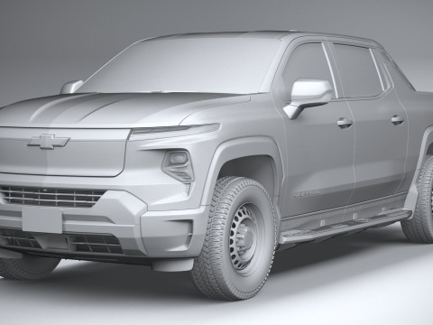Chevrolet Silverado EV WT 2024 3D Model
