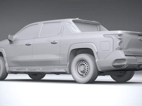 Chevrolet Silverado EV WT 2024 3D Model