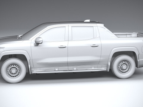 Chevrolet Silverado EV WT 2024 3D Model