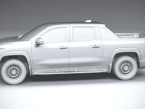 Chevrolet Silverado EV WT 2024 3D Model