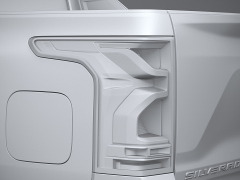 Chevrolet Silverado EV WT 2024 3D Model