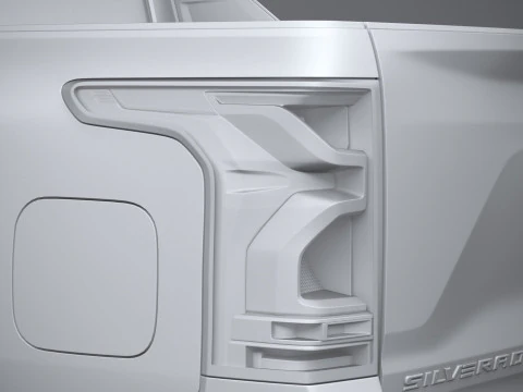 Chevrolet Silverado EV WT 2024 3D Model