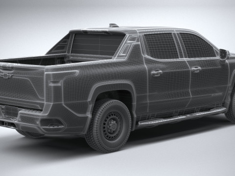 Chevrolet Silverado EV WT 2024 3D Model