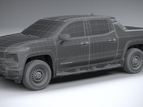 Chevrolet Silverado EV WT 2024 3D Model