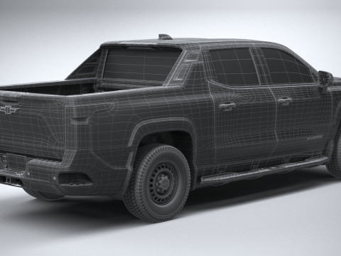 Chevrolet Silverado EV WT 2024 3D Model