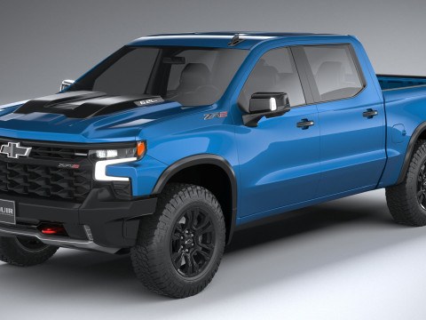 Chevrolet Silverado ZR2 2022 Modello 3D