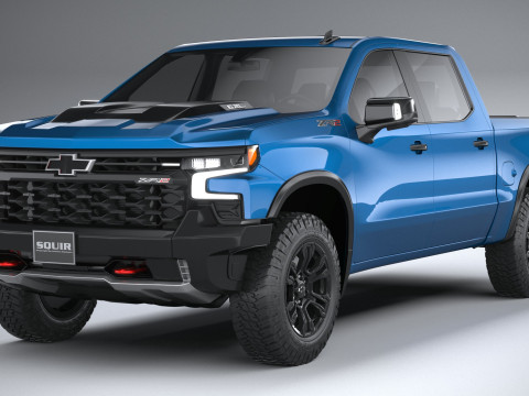 Chevrolet Silverado ZR2 2022 Modello 3D