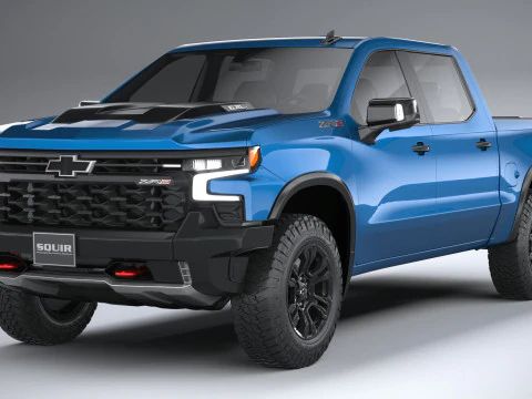 Chevrolet Silverado ZR2 2022 3D Model