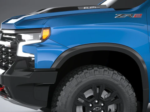 Chevrolet Silverado ZR2 2022 3D Model