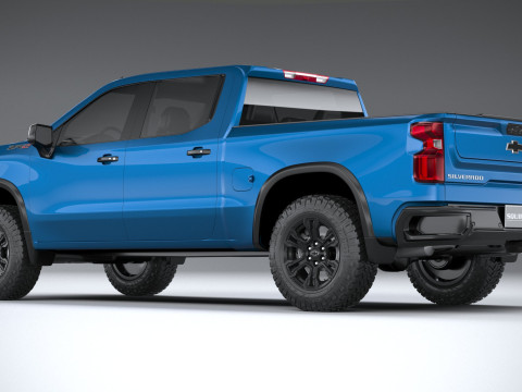 Chevrolet Silverado ZR2 2022 Modello 3D