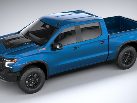 Chevrolet Silverado ZR2 2022 Modello 3D