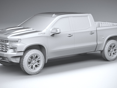 Chevrolet Silverado ZR2 2022 Modello 3D