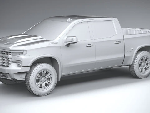 Chevrolet Silverado ZR2 2022 3D Model