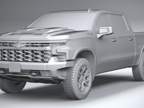 Chevrolet Silverado ZR2 2022 Modello 3D