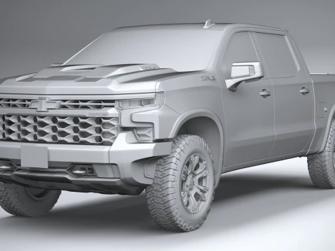 Chevrolet Silverado ZR2 2022 3D Model