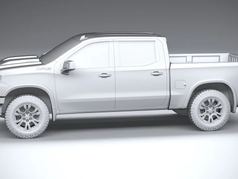 Chevrolet Silverado ZR2 2022 3D Model
