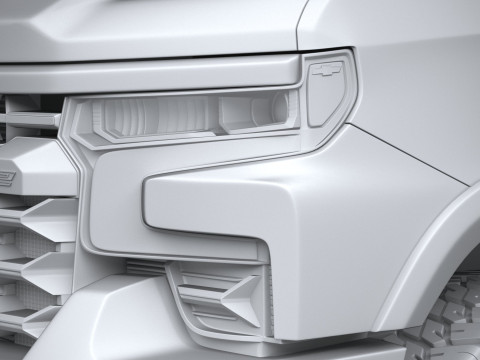 Chevrolet Silverado ZR2 2022 Modello 3D