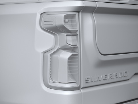 Chevrolet Silverado ZR2 2022 Modello 3D