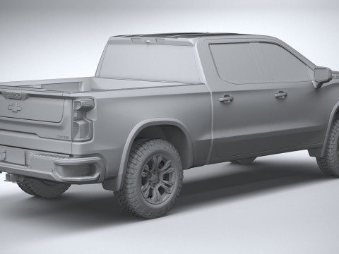 Chevrolet Silverado ZR2 2022 Modello 3D