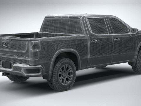 Chevrolet Silverado ZR2 2022 Modello 3D