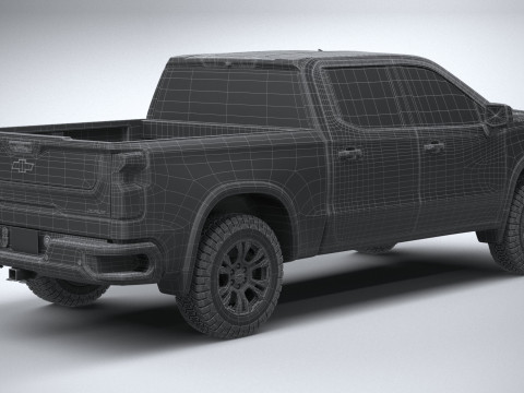 Chevrolet Silverado ZR2 2022 Modello 3D