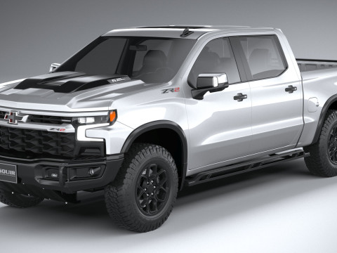 Chevrolet Silverado ZR2 Bison 2023 Modelo 3D