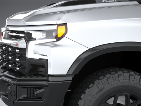 Chevrolet Silverado ZR2 Bison 2023 Modelo 3D