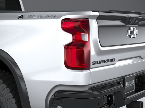 Chevrolet Silverado ZR2 Bison 2023 Modelo 3D