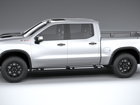 Chevrolet Silverado ZR2 Bison 2023 Modelo 3D