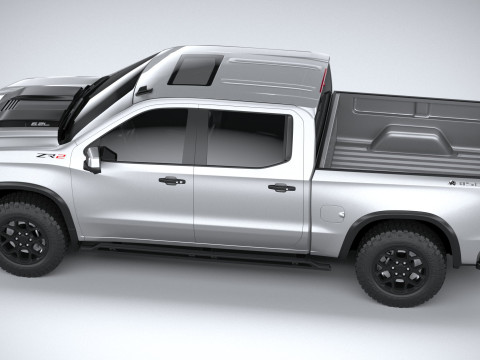 Chevrolet Silverado ZR2 Bison 2023 Modelo 3D