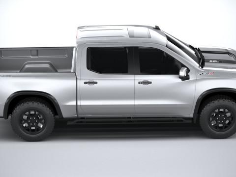 Chevrolet Silverado ZR2 Bison 2023 Modelo 3D