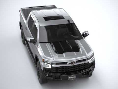 Chevrolet Silverado ZR2 Bison 2023 Modelo 3D