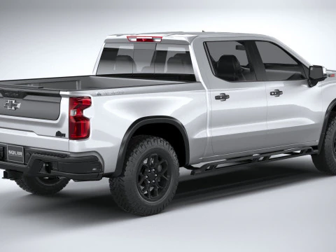 Chevrolet Silverado ZR2 Bison 2023 3D Model