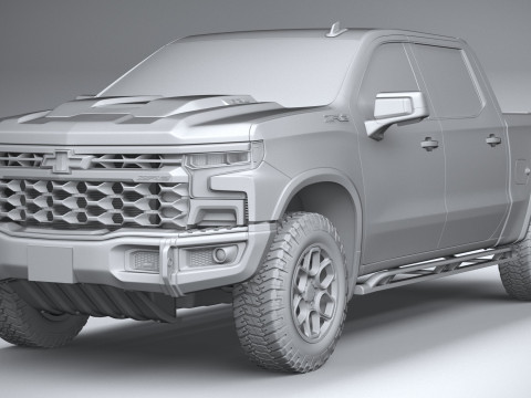 Chevrolet Silverado ZR2 Bison 2023 Modelo 3D