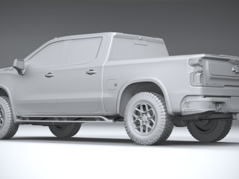 Chevrolet Silverado ZR2 Bison 2023 Modelo 3D