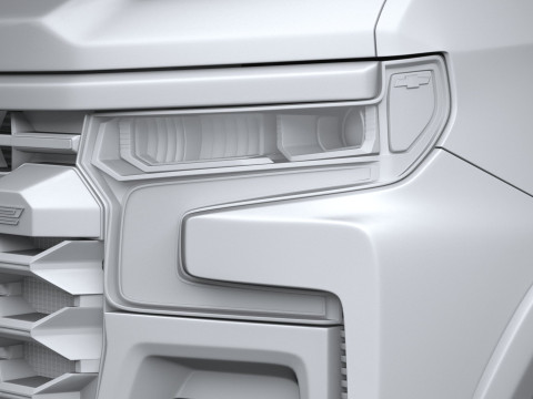Chevrolet Silverado ZR2 Bison 2023 Modelo 3D