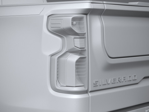 Chevrolet Silverado ZR2 Bison 2023 Modelo 3D