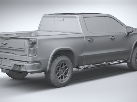 Chevrolet Silverado ZR2 Bison 2023 Modelo 3D