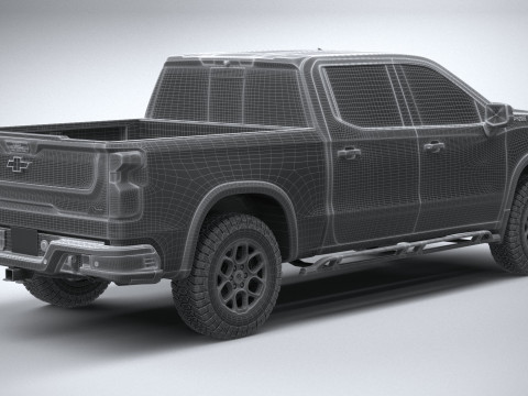 Chevrolet Silverado ZR2 Bison 2023 Modelo 3D