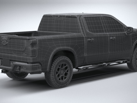 Chevrolet Silverado ZR2 Bison 2023 Modelo 3D