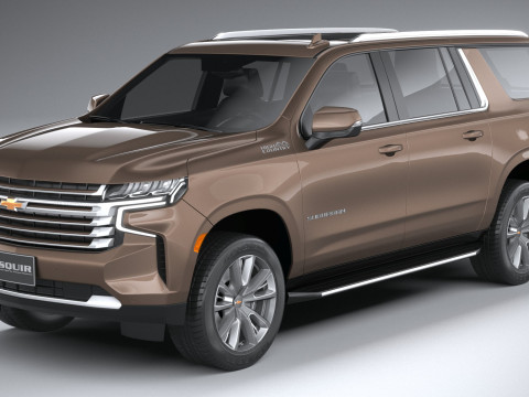 Chevrolet Suburban High Country 2021 Modelo 3D