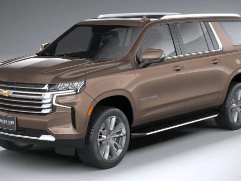 Chevrolet Suburban High Country 2021 3D Model