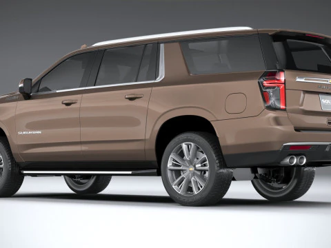 Chevrolet Suburban High Country 2021 3D Model